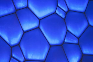 Architectural Abstracts Collection: External facade detail of the Beijing National Aquatics Centre in Wali, Beijing, China