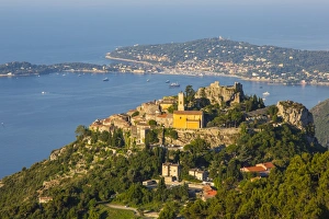 Mediterranean Prints: Eze, Alpes-Maritimes, Provence-Alpes-Cote D Azur, French Riviera, France