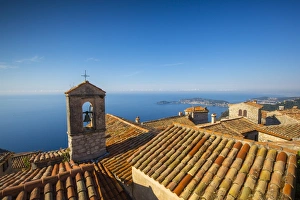 Mediterranean Prints: Eze, Alpes-Maritimes, Provence-Alpes-Cote D Azur, French Riviera, France