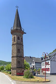 Faahrturm at Hatzenport, Mosel Valley, Rhineland-Palatinate, Germany