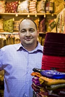 Smile Gallery: A fabric trader in the Grand Bazaar, Istanbul