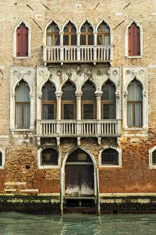 Images Dated 8th February 2023: Facade of building in Cannaregio, Venice, Veneto, Italy