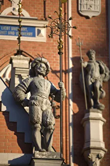 Images Dated 22nd December 2008: Facade Detail, Brotherhood of Blackheads House, Riga, Latvia