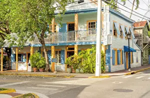 Kew West Prints: Facade, Key West, Florida, USA