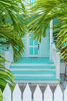Porch Prints: Facade, Key West, Florida, USA