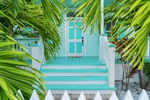 Porch Prints: Facade, Key West, Florida, USA