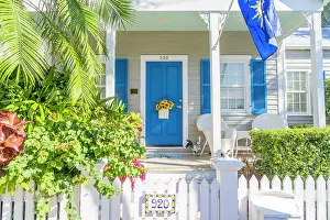 Porch Prints: Facade, Key West, Florida, USA