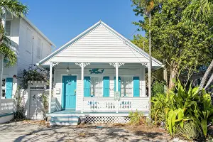 Kew West Prints: Facade, Key West, Florida, USA