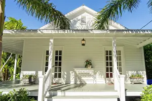 Porch Prints: Facade, Key West, Florida, USA
