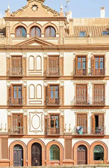 Malaga Prints: Facade, Malaga, City, Andalusia, Spain