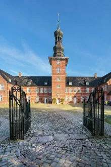 Schleswig Holstein Prints: Facade of Schloss von Husum, Husum, Nordfriesland, Schleswig-Holstein, Germany
