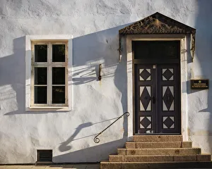 Doorway Prints: Facade of traditional building, Old Town, Tallinn, Estonia, Europe