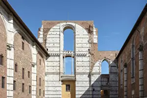 Facciatone, an unfinished facade of Duomo di Siena (Siena Cathedral), Siena