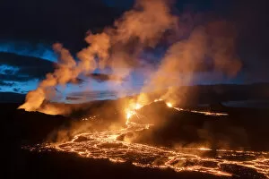 Leonardo Papera Gallery: Fagradalsfjall volcano eruption. Geldingaldalir, Reykjanes Peninsula, Iceland