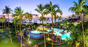 Pools Prints: Fairmont Hotel Kea Lani, Wailea, Maui, Hawaii, USA