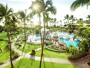 Pools Prints: Fairmont Hotel Kea Lani, Wailea, Maui, Hawaii, USA