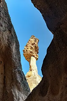 Cave Prints: Fairy chimney, Monks Valley, Pasabag, Zelve, Cappadocia, Central Anatolia, Turkey. (MR)