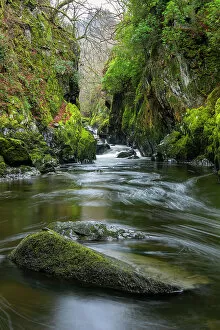 Images Dated 17th February 2023: Fairy Glen, Snowdonia National Park, Wales, United Kingdom