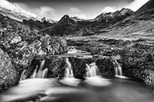 Black and White Gallery: The Fairy Pools, Isle of Skye, Highland Region, Scotland
