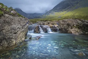 Fairy Pools Prints: Fairy Pools waterfalls, Isle of Skye, Highlands, Scotland, Great Britain