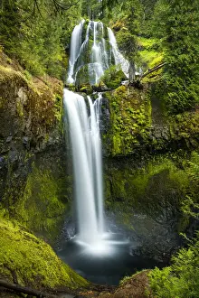 Falls Creek Falls, Gifford Pinchot National Forest, Washington, USA
