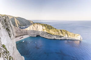 Images Dated 22nd April 2016: Famous Navagio shipwreck beach. Zakynthos, Greek Islands, Greece