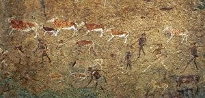 Bushmen Gallery: The famous White Lady rock painting in Maack s