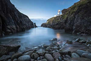 Serene Landscape Prints: Fanad Head (Fanaid) lighthouse, County Donegal, Ulster region, Ireland, Europe