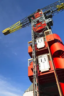 Faralda Crane Hotel at NDSM cultural centre, Amsterdam, Noord Holland, Netherlands