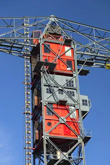 Faralda Crane Hotel at NDSM cultural centre, Amsterdam, Noord Holland, Netherlands