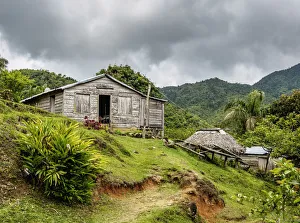 Shed Prints: Farm House at the entrance to Comandancia de la Plata, Sierra Maestra, Granma Province