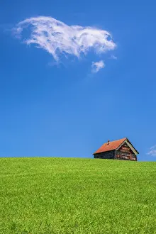 Canton Prints: Farmhouse, Appenzell, Canton of Appenzell Innerrhoden, Switzerland