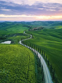 Farmhouse Baccoleno, Asciano, Siena province, Tuscany, Italy