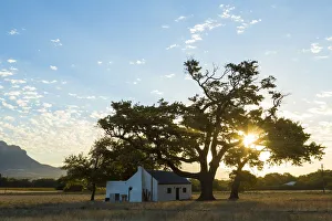 Images Dated 6th January 2016: Farmhouse nr Franschoek, Winelands, Western Cape Province, South Africa