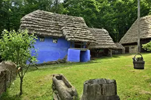 Farmhouse of Romania. ASTRA Museum of Traditional Folk Civilization, an open-air museum