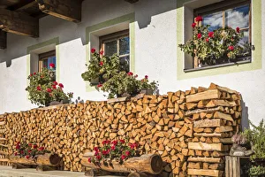 Hohe Tauern Prints: Farmhouse in Zedlach, Virgen valley, East Tyrol, Austria