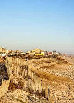 Faro Prints: Faro Beach, Ilha de Faro, Ria Formosa Natural Park, Faro, Algarve, Portugal