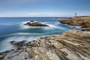 Galicia Prints: Faro di Illa Pancha, Lugo, Ribadeo, Galicia, Spain