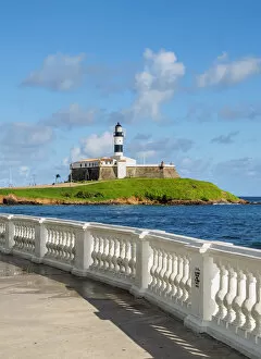 Images Dated 8th November 2017: Farol da Barra, lighthouse, Salvador, State of Bahia, Brazil
