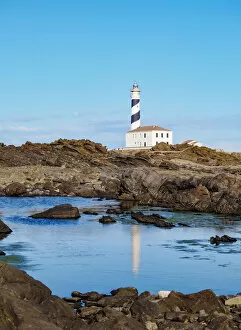 Images Dated 3rd June 2021: Favaritx Lighthouse at Cap de Favaritx, Menorca or Minorca, Balearic Islands, Spain