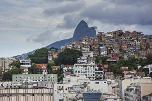 Slum Prints: A favela in downtown Rio de Janeiro, Brazil