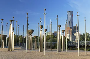 Federation Bells in Birrarung Marr, Melbourne, Victoria, Australia