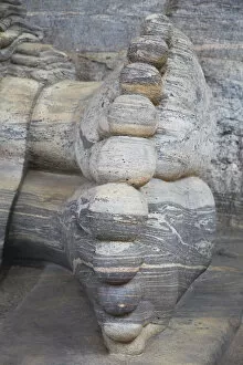Images Dated 22nd May 2012: Feet of reclining Buddha statue, Gal Vihara, Polonnaruwa (UNESCO World Heritage Site)