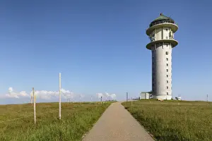 Feldbergturm tower on Seebuck peak (1449m) at Feldberg Mountain, Southern Black Forest, Baden-Wurttemberg, Germany