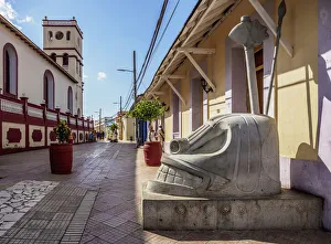 Native Prints: Felix Ruene Pedestrian Street, Baracoa, Guantanamo Province, Cuba