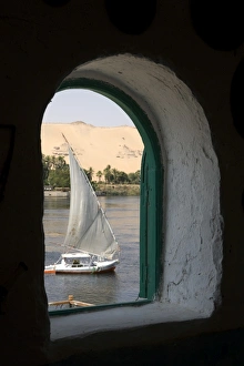 Felucca Prints: Felucca on River Nile