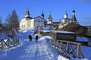 Vologda Region Prints: Ferapontov Monastery, Ferapontovo, Vologda region, Russia