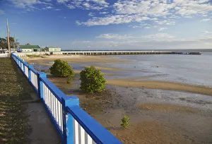 Images Dated 24th November 2010: Ferry pier and Inhambane Bay, Inhambane, Mozambique
