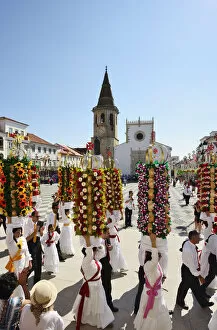Images Dated 3rd September 2015: The Festa dos Tabuleiros (Festival of the Trays) in Tomar