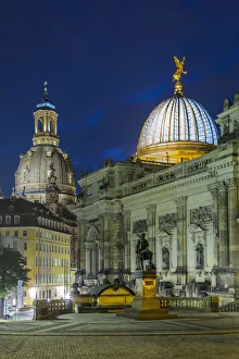 Festung Dresden (museum) and Frauenkirch, Dresden, Saxony, Germany